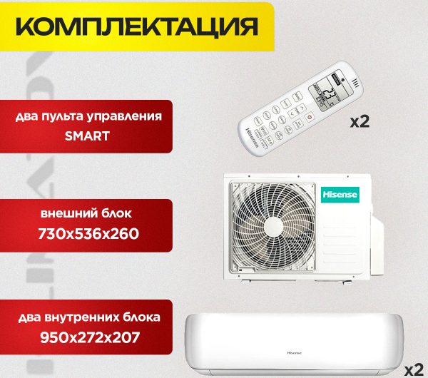 Подключение мультисплит-системы в Видном